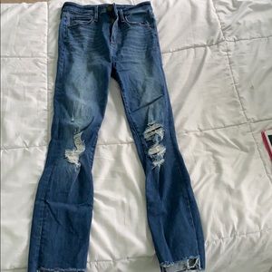 Ripped Abercrombie jeans